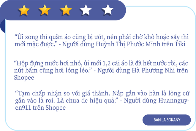 Người dùng review bàn là hơi nước cầm tay: Hàng Việt giá cao có đánh bật đối thủ ngoại? - Ảnh 8.