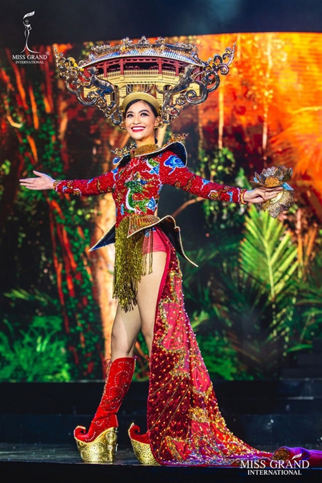 Ấn tượng trang phục dân tộc của các đại diện Việt tại Miss Grand International - Ảnh 8.