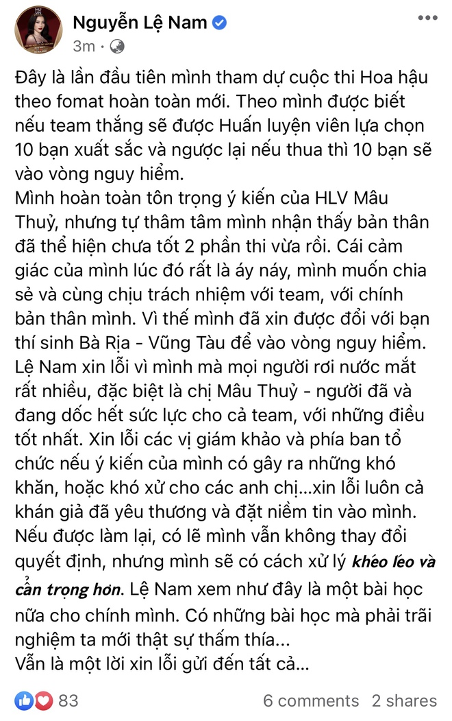 Hóa ra Nam Anh là thí sinh khiến Mâu Thủy rơi nước mắt trong tập 7 Hoa Hậu Hoàn Vũ - Ảnh 6.