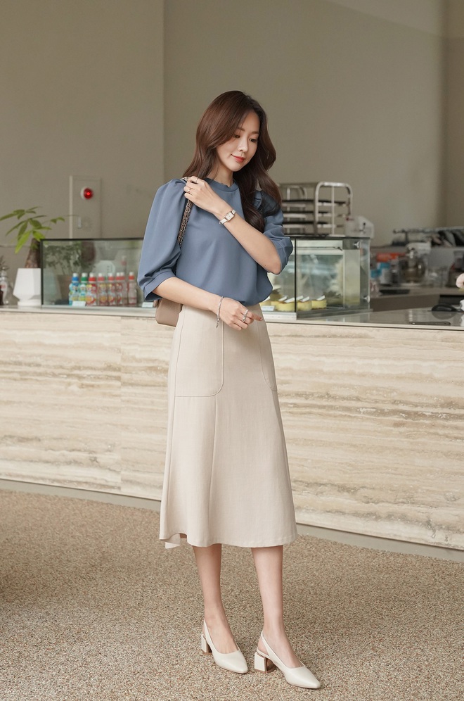 4 kiểu chân váy công sở trẻ trung nhất, muốn mặc đẹp thì nên sắm hết - Ảnh 1.