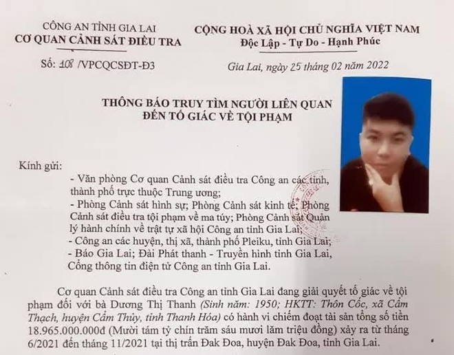 Cụ b&agrave; 72 tuổi lừa đảo 19 tỉ đồng, c&ocirc;ng an t&igrave;m bị hại - Ảnh 2.