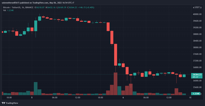 Giá Bitcoin rơi tự do - Ảnh 1.