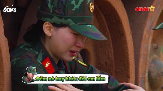 Clip: Hòa Minzy khóc nấc trên thao trường Sao Nhập Ngũ, tâm sự về bé Bo khiến dân tình xót xa - Ảnh 6.