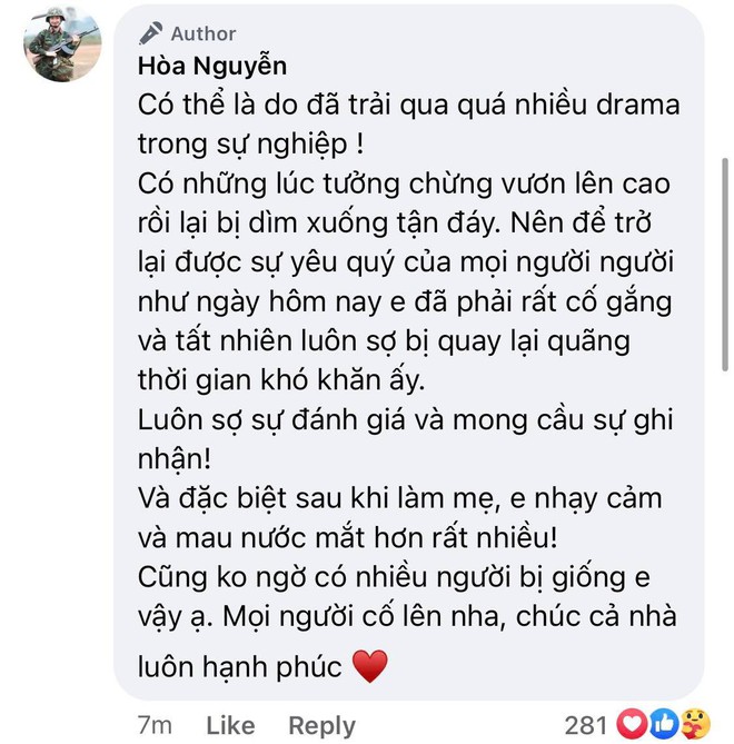 Bị chê trách tập Sao Nhập Ngũ nào cũng khóc, Hòa Minzy có câu trả lời khiến netizen thương cảm - Ảnh 7.