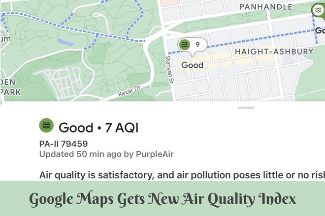 Có thể xem chất lượng không khí ngay trên Google Maps - Ảnh 1.
