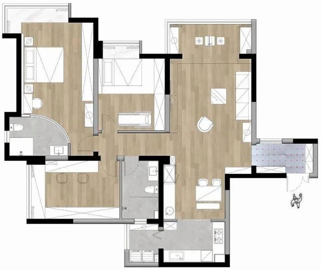 Căn hộ cũ 140m&sup2; được cải tạo theo phong c&aacute;ch Nhật Bản với kh&ocirc;ng gian sống ấm c&uacute;ng như m&ugrave;a thu - Ảnh 1.