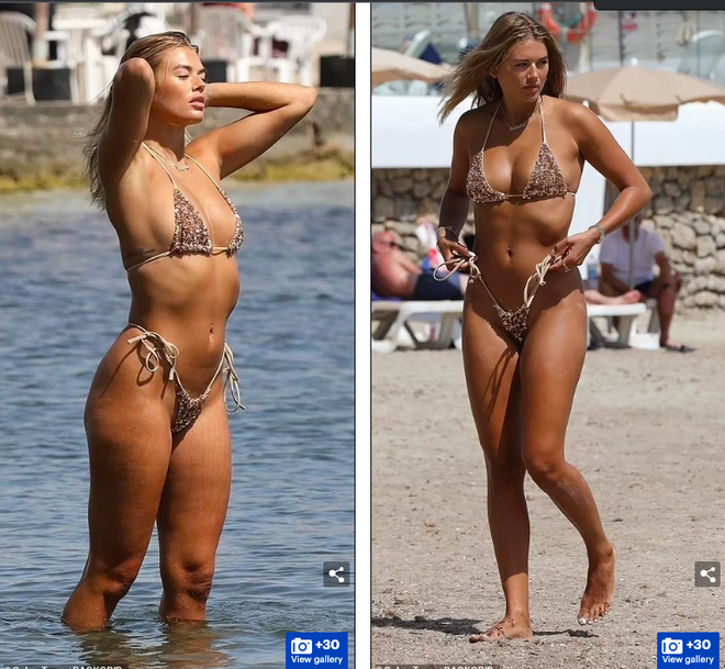 Sao truyền h&igrave;nh 9x n&oacute;ng bỏng thi&ecirc;u đốt với bikini t&iacute; hon - Ảnh 1.