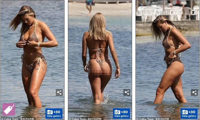 Sao truyền h&igrave;nh 9x n&oacute;ng bỏng thi&ecirc;u đốt với bikini t&iacute; hon - Ảnh 8.