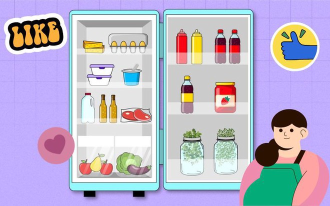 Cách giúp chị em sắp xếp tủ lạnh ngăn nắp tránh lãng phí, tiết kiệm tiền và đồ ăn tươi ngon hơn - Ảnh 1.