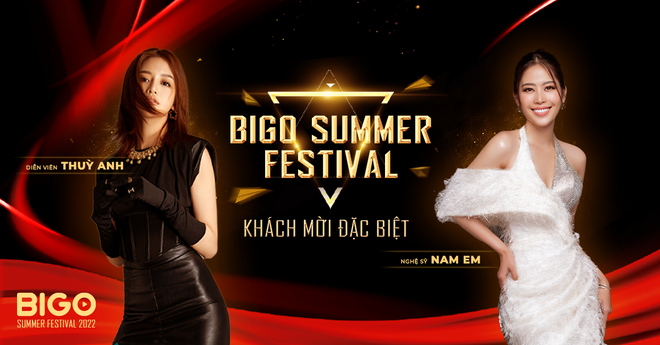 Nam Em, Thùy Anh trở thành khách mời đặc biệt trong đêm trao giải Bigo Summer Festival 2022 - Ảnh 1.