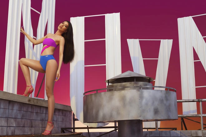 Thí sinh Hoa hậu Hoàn vũ Việt Nam 2022 nóng bỏng với trang phục bikini - Ảnh 15.