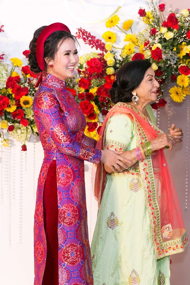 2 sao nữ lấy chồng Ấn Độ: Nguyệt Ánh được chia sẻ việc nhà, Võ Hạ Trâm được cưng chiều hết mực - Ảnh 3.