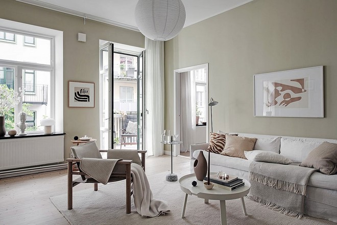 Căn hộ Scandinavian đầy m&agrave;u sắc nhưng vẫn giữ vẻ đẹp nhẹ nh&agrave;ng, b&igrave;nh y&ecirc;n - Ảnh 4.