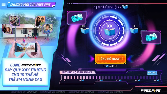 Free Fire trở thành một trong những tựa game tiên phong có cộng đồng game thủ xây trường vùng cao - Ảnh 4.