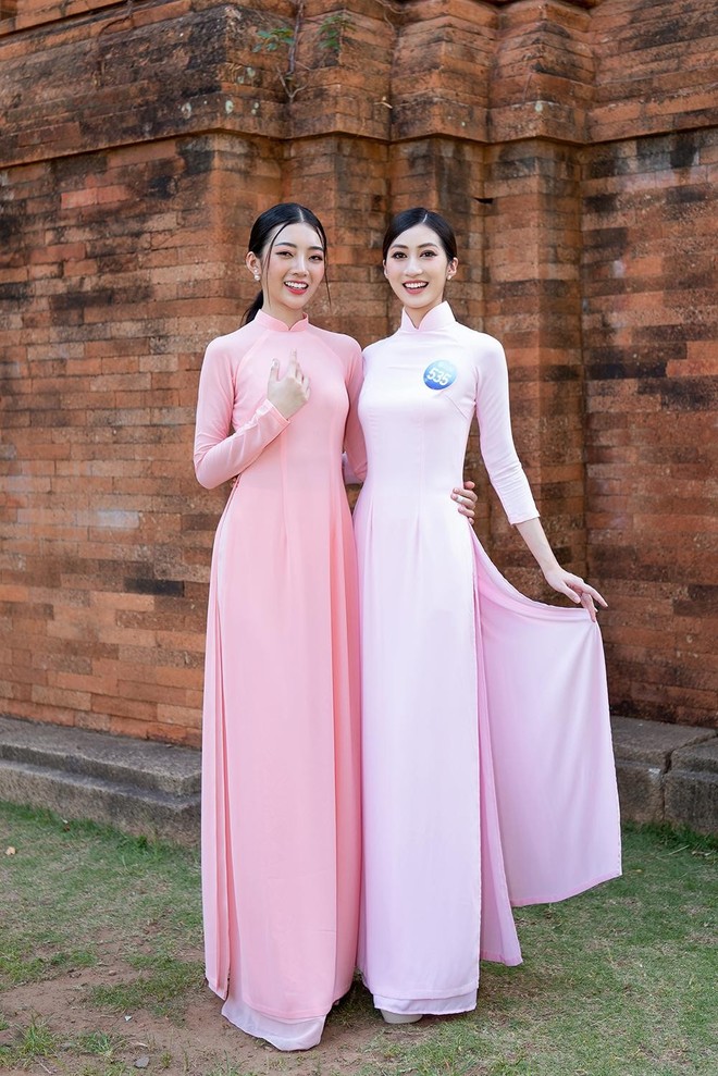 Top 38 thí sinh Miss World Vietnam 2022 đọ sắc xinh đẹp với áo dài - Ảnh 6.