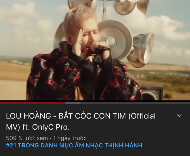 Thành tích của 3 sao Việt tung MV trong 24h qua: Lou Hoàng lọt top trending, Tóc Tiên - Wren Evans chưa thật sự bùng nổ - Ảnh 6.