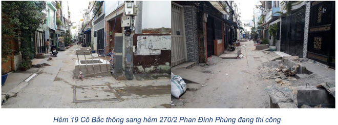 Cận cảnh những con hẻm ở TP.HCM trước v&agrave; sau khi người d&acirc;n hiến đất mở rộng - Ảnh 16.