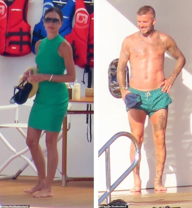 Victoria Beckham hiếm hoi mặc bikini đọ dáng với bạn gái của con trai út - Ảnh 6.