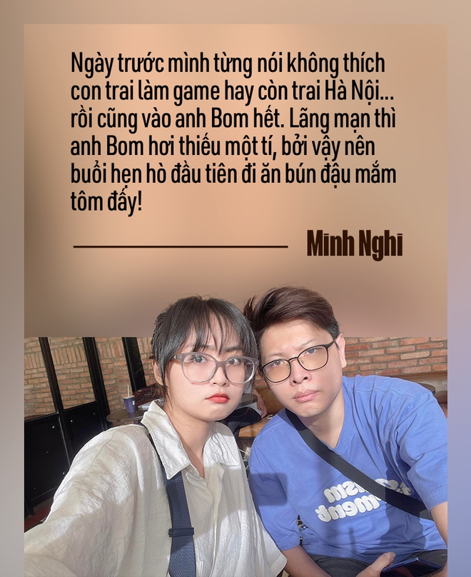 Phỏng vấn độc quyền Minh Nghi - Bomman: Buổi hẹn h&ograve; đầu ti&ecirc;n l&agrave; đi ăn b&uacute;n đậu mắm t&ocirc;m, đ&agrave;ng g&aacute;i phải chủ động từ A đến Z - Ảnh 3.