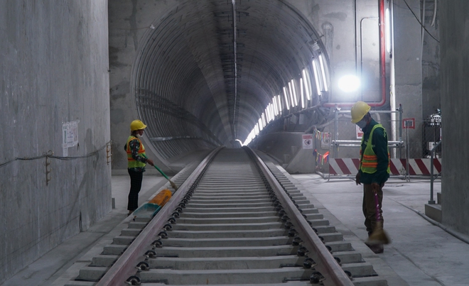 Diện mạo mới nhất của nhà ga ngầm trung tâm Bến Thành và Ba Son của tuyến Metro TP.HCM - Ảnh 19.