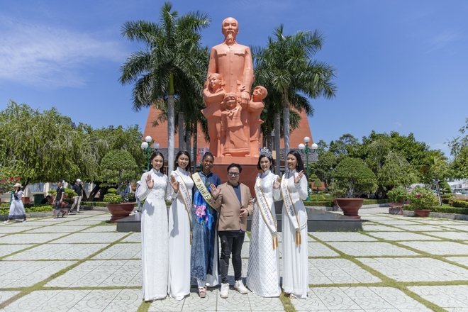 Hoa hậu Nông Thuý Hằng cùng 2 Hoa hậu Trái đất trồng cây xanh tại Bình Thuận - Ảnh 7.