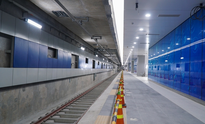 Diện mạo mới nhất của nhà ga ngầm trung tâm Bến Thành và Ba Son của tuyến Metro TP.HCM - Ảnh 15.