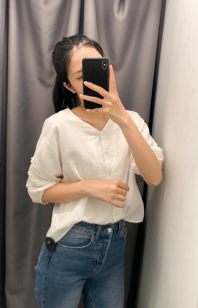 Đi mua &aacute;o sơ mi tại cửa h&agrave;ng second-hand: Qu&aacute; trời mẫu xinh xắn m&agrave; gi&aacute; chỉ hơn trăm ngh&igrave;n - Ảnh 8.