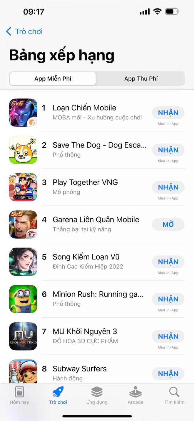 Liên Quân mất vị trí Top 1 vào tay đối thủ mới, có đi vào vết xe đổ của game tự nhận “Liên Minh Mobile”? - Ảnh 1.