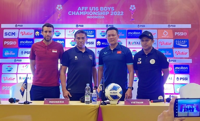 Thuyền trưởng U16 Việt Nam n&oacute;i g&igrave; về &aacute;p lực từ CĐV Indonesia? - Ảnh 1.