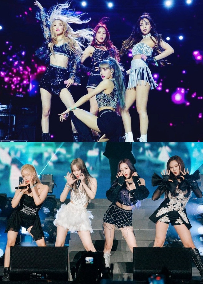 BLACKPINK bị tố sao chép phong cách của đàn em aespa? - Ảnh 1.