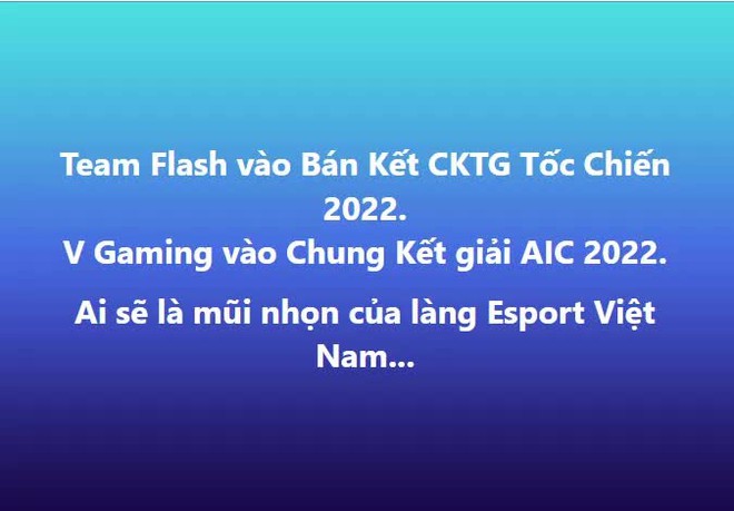 Trong một ngày thế giới của thể thao điện tử Việt Nam, CĐM hỏi khó “Ai mới là mũi nhọn của Esports Việt” - Ảnh 3.