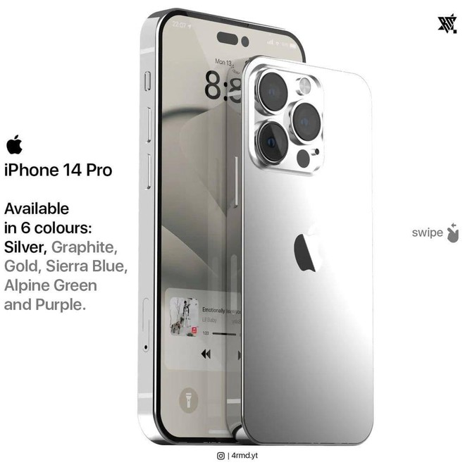 iPhone 14 Pro đẹp vô đối với 6 màu sắc mới: Chắc chắn sẽ có màu tím "mộng mơ"? - Ảnh 3.