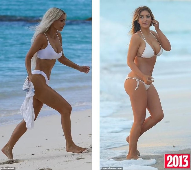 Kim Kardashian quyến rũ khó cưỡng với bikini, siêu vòng ba năm xưa đã không còn - Ảnh 11.