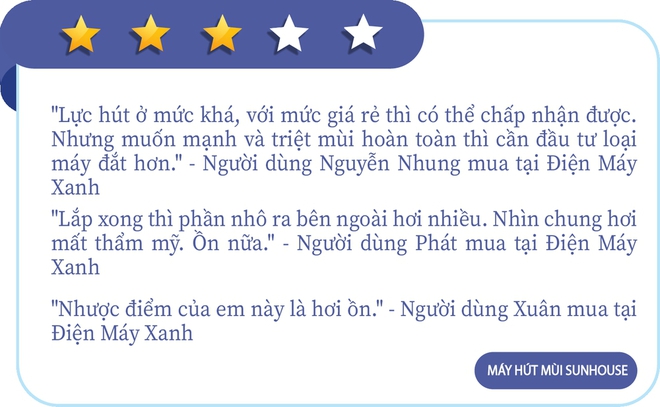  Người dùng chấm sao máy hút mùi Made in Việt Nam: Giá tuy rẻ nhưng hút cực hiệu quả! - Ảnh 6.