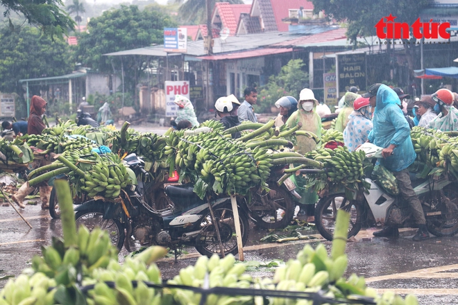 Nét riêng ở chợ chuối xã miền núi biên giới Tân Long - Ảnh 2.