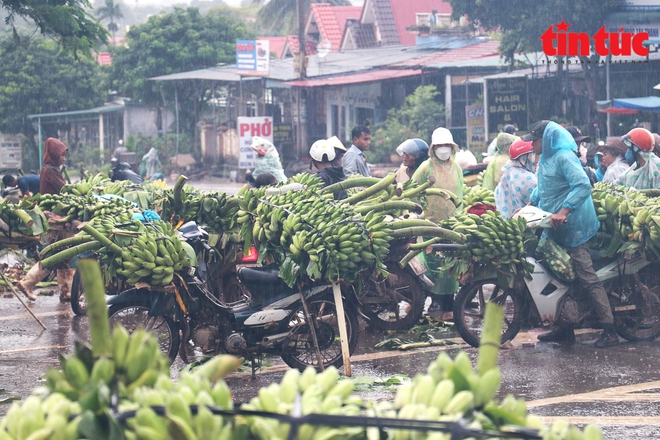 Nét riêng ở chợ chuối xã miền núi biên giới Tân Long - Ảnh 2.