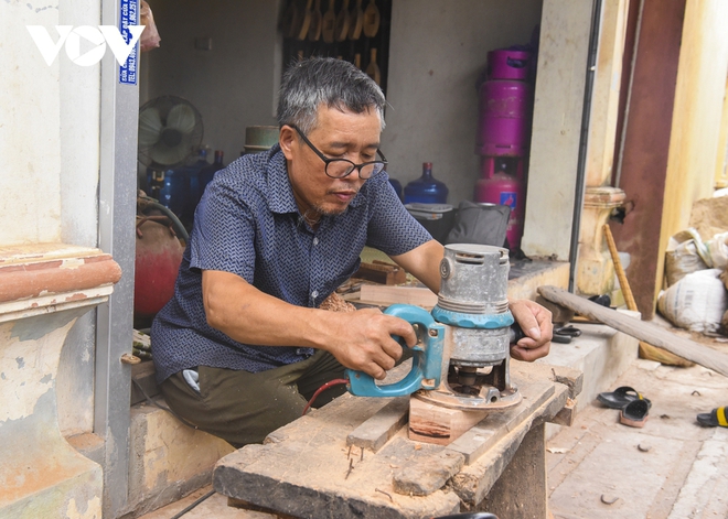 Nghệ nh&acirc;n l&agrave;m khu&ocirc;n b&aacute;nh Trung thu bằng gỗ cuối c&ugrave;ng ở H&agrave; Nội - Ảnh 17.