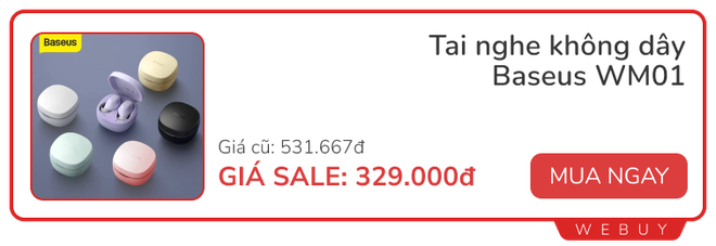 Đồ điện tử, phụ kiện hàng quốc tế lại sale mạnh mẽ đợt cuối tháng, ví còn 500.000đ vẫn tự tin mua - Ảnh 4.