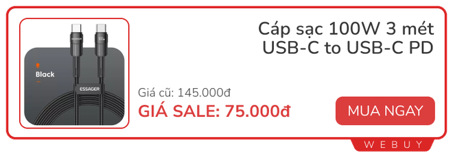 Đồ điện tử, phụ kiện hàng quốc tế lại sale mạnh mẽ đợt cuối tháng, ví còn 500.000đ vẫn tự tin mua - Ảnh 8.