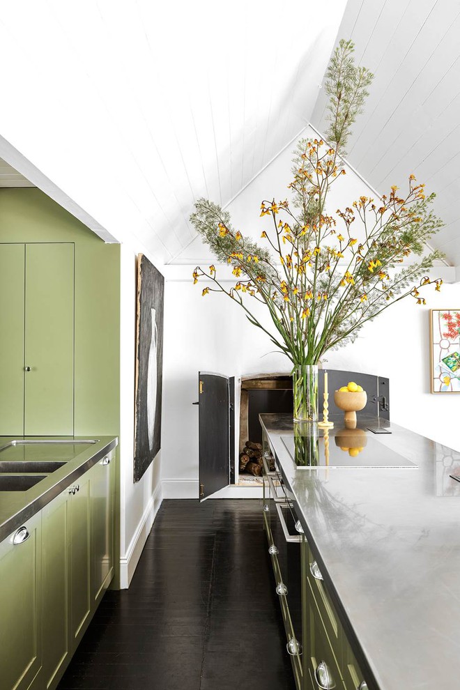12 ý tưởng để bạn tô điểm căn bếp gia đình bằng những mảng màu xanh lá tươi mát - Ảnh 2.