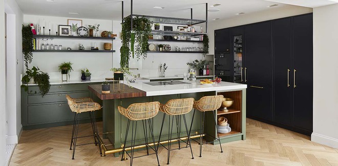 12 ý tưởng để bạn tô điểm căn bếp gia đình bằng những mảng màu xanh lá tươi mát - Ảnh 6.