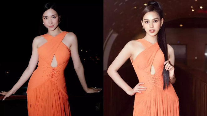 Sở hữu guốc thần 25 cm, Hòa Minzy không ngại diện váy dạ hội đụng hàng các nàng hậu Việt - Ảnh 3.