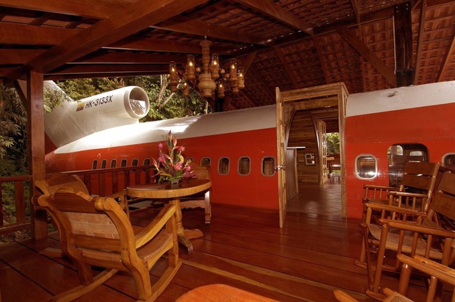 Máy bay Boeing cũ độ thành khách sạn độc nhất vô nhị giữa resort trong rừng rậm - Ảnh 12.