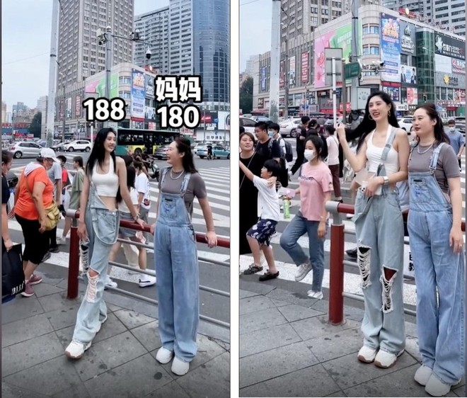 Gia đình mẫu nữ Trung Quốc gây choáng với chiều cao từ 1m75 đến 1m90 - Ảnh 9.