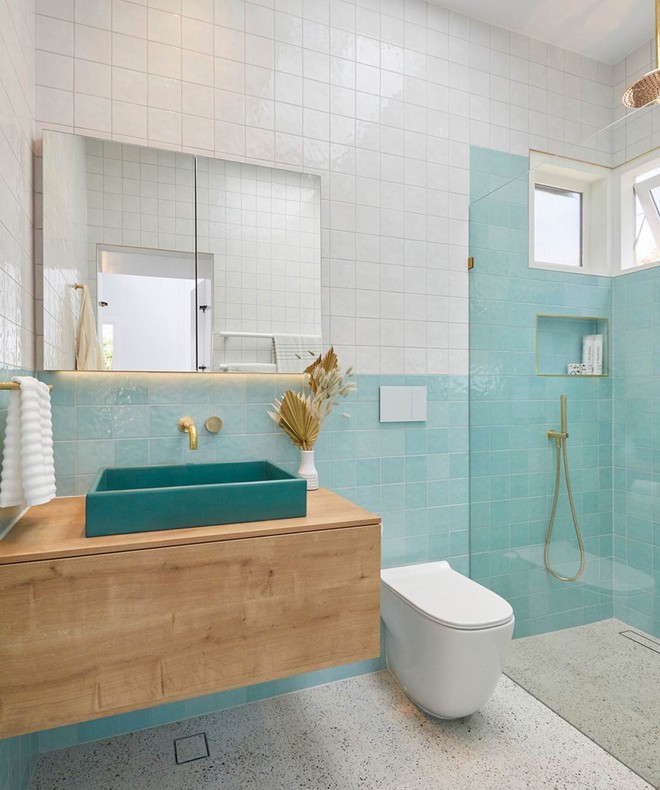 Tha hồ gom nhặt ý tưởng cho căn phòng tắm gia đình với những thiết kế ấn tượng - Ảnh 4.