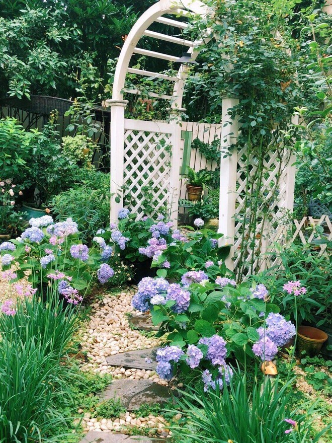 Khu vườn hoa cỏ rộng 100m&sup2;, hễ ai đặt ch&acirc;n đến l&agrave; qu&ecirc;n lối về, x&oacute;a tan hết mọi muộn phiền tr&ecirc;n đời - Ảnh 13.