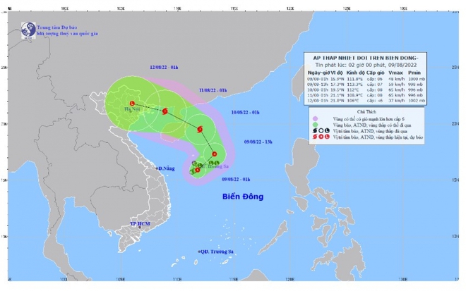 Áp thấp nhiệt đới khả năng mạnh lên thành bão - Ảnh 1.