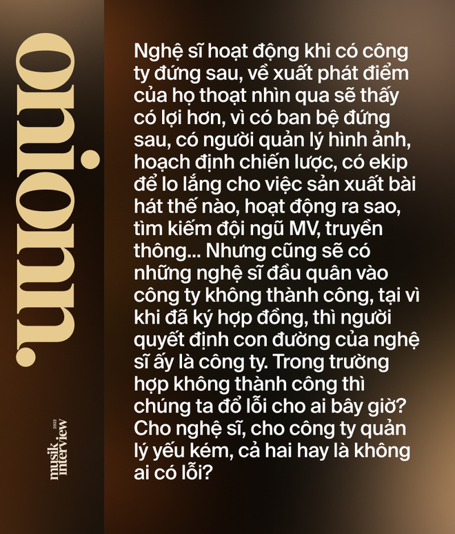 onionn.: 4 năm tôi ở M-TP, Sơn Tùng còn không làm full album, vậy nghệ sĩ khác làm sao có cơ hội? - Ảnh 12.