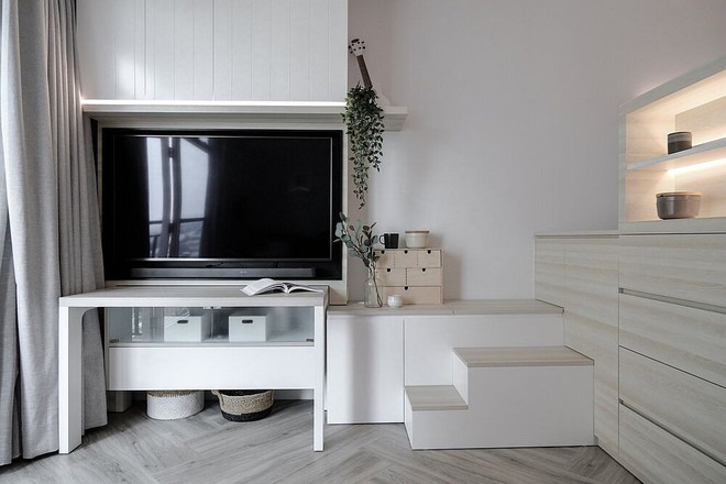Căn hộ 27m&sup2; sở hữu thiết kế kh&ocirc;ng gian lưu trữ th&ocirc;ng minh - Ảnh 5.