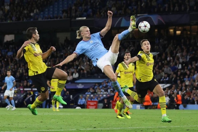 Haaland ghi bàn, Man City ngược dòng đánh bại Dortmund - Ảnh 1.